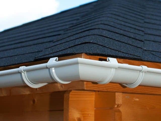 PVC Rain Gutters & Roof Drainage Installation photo 1