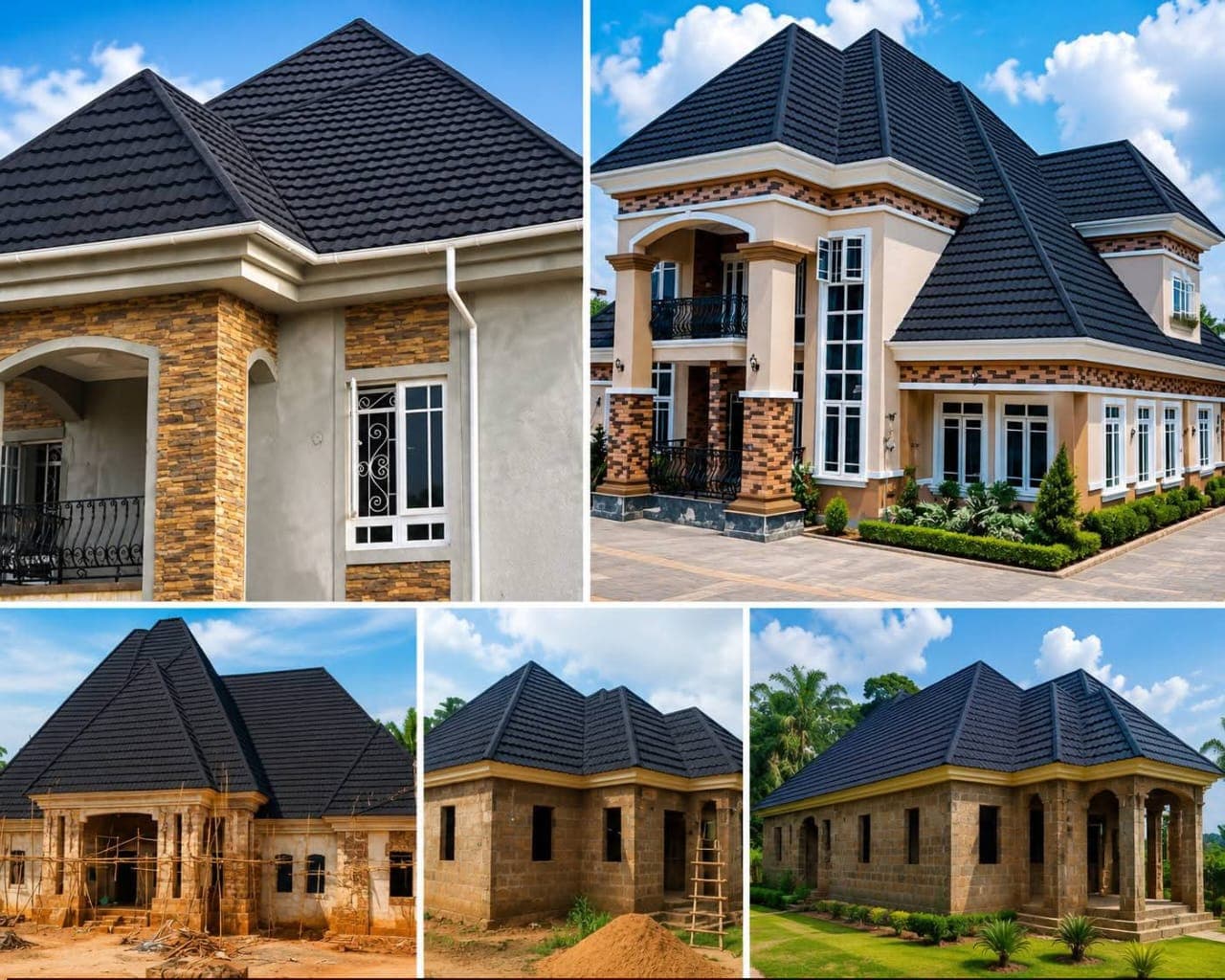 Luxury Multi-Story Residential Villa & Duplex Construction - Slide 1